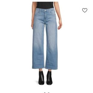 Hudson Rosalie High Rise Wide Leg Cropped Hem Jeans Size 31